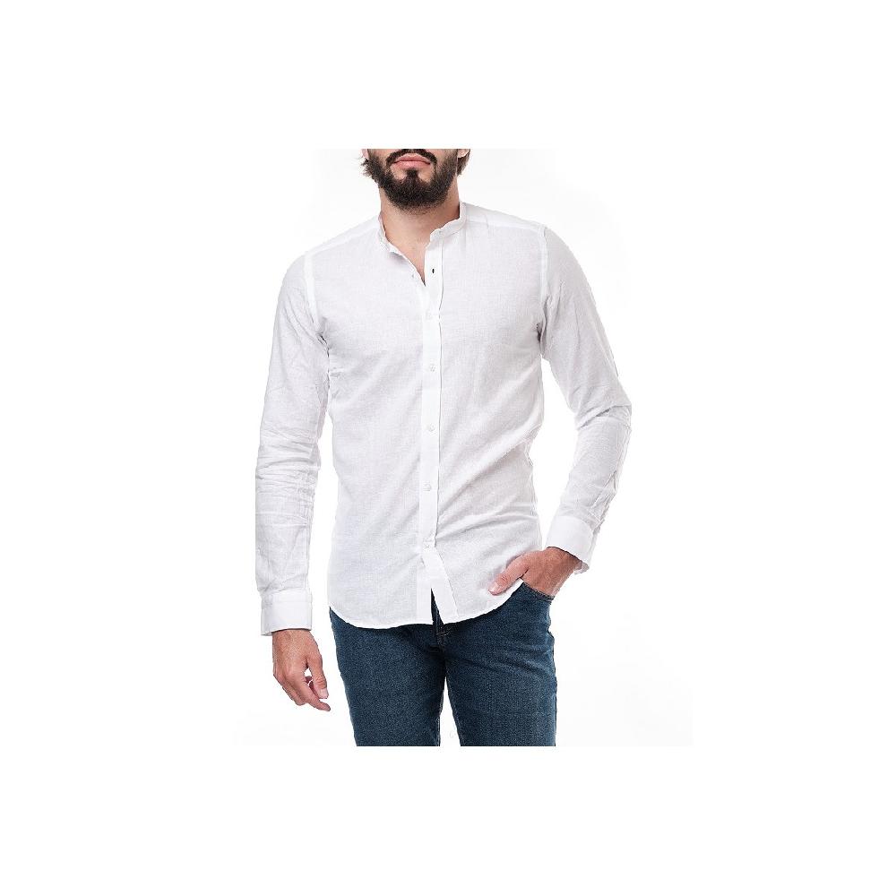 hopenlife Chemise Lin ADAM Blanc