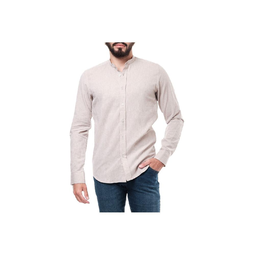 hopenlife Chemise Lin ADAM Marron