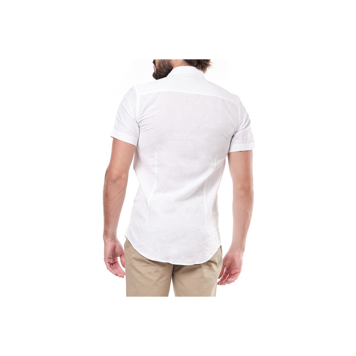 Hopenlife Chemise Lin EZREAL Blanc