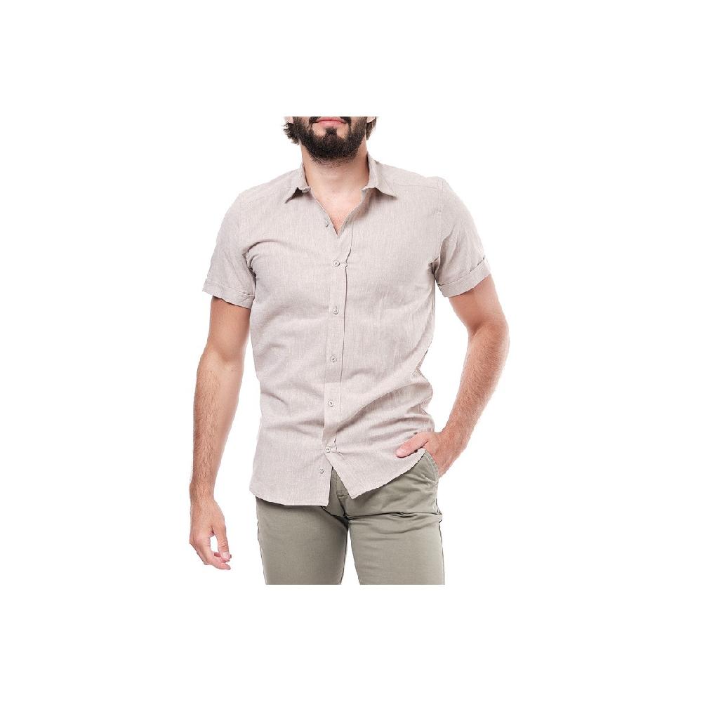 hopenlife Chemise Lin EZREAL Marron