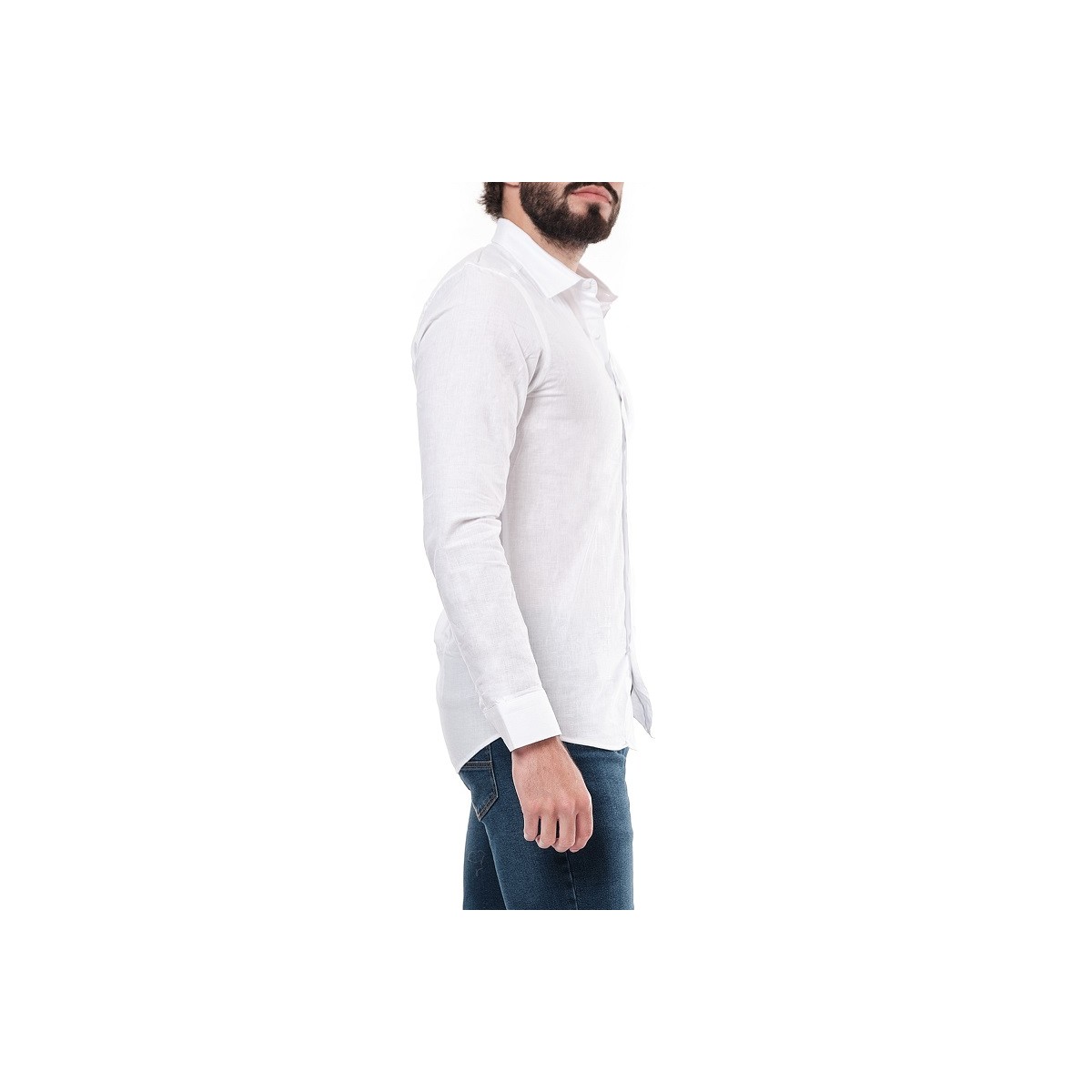Hopenlife Chemise Lin Raphael Blanc