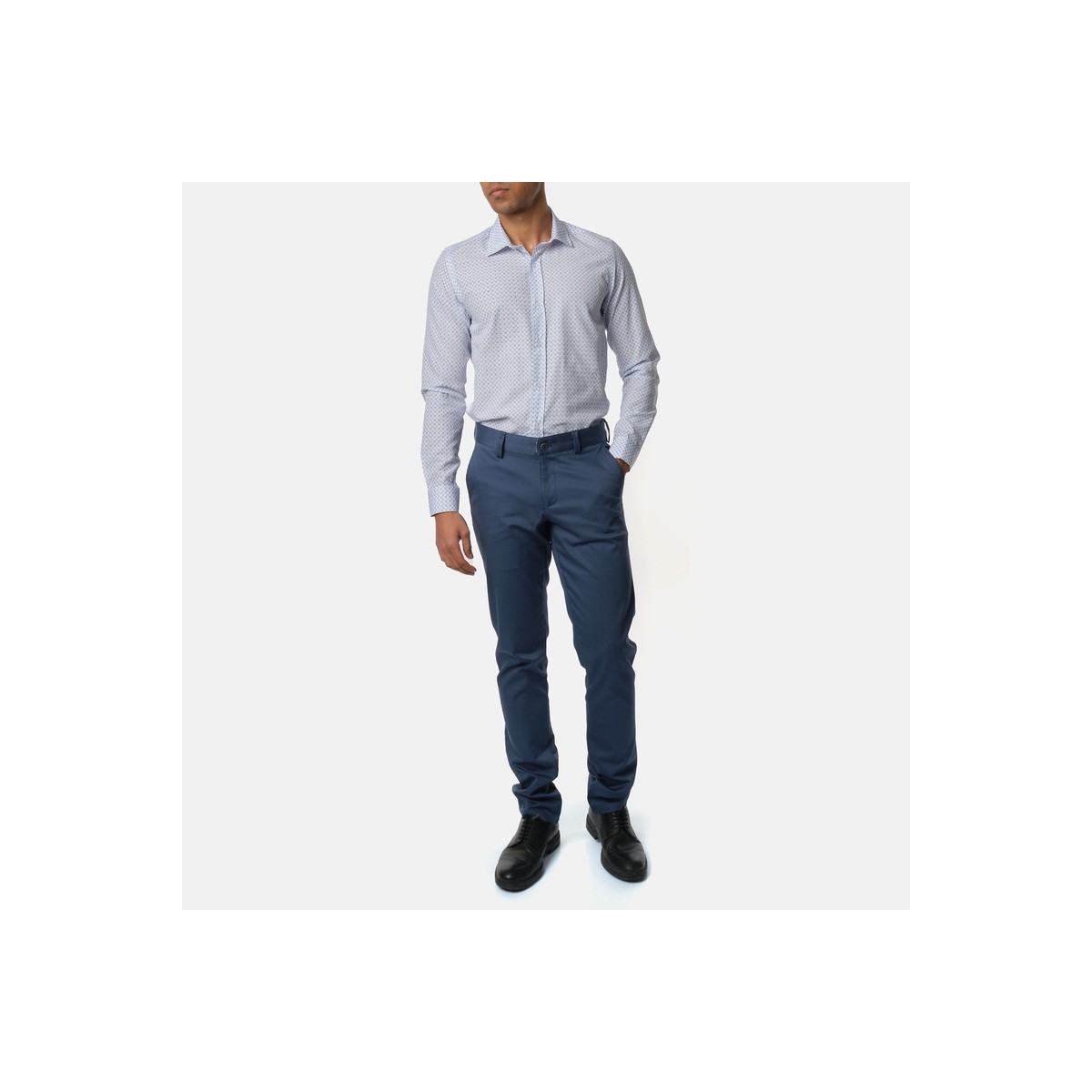 Hopenlife Chemise LOKLASS Bleu