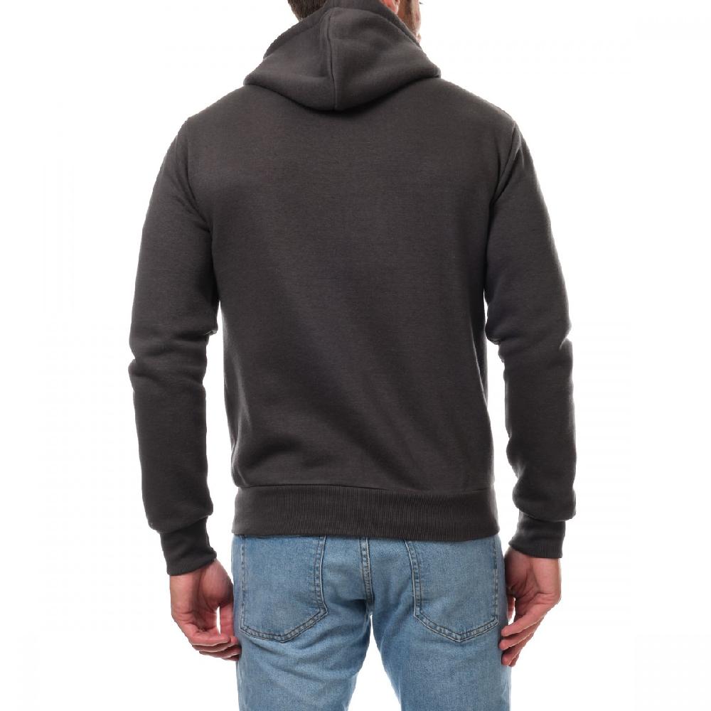 Hopenlife Gilet Zippé à Capuche LAURENT Anthracite