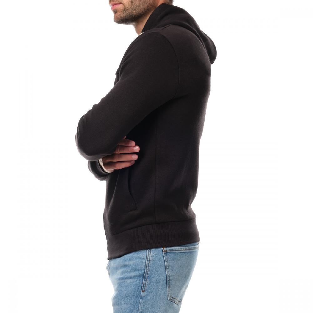 Hopenlife Gilet Zippé à Capuche LAURENT Noir