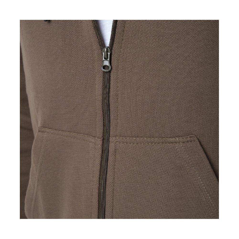 Hopenlife Gilet Zippé à Capuche SATORU Kaki
