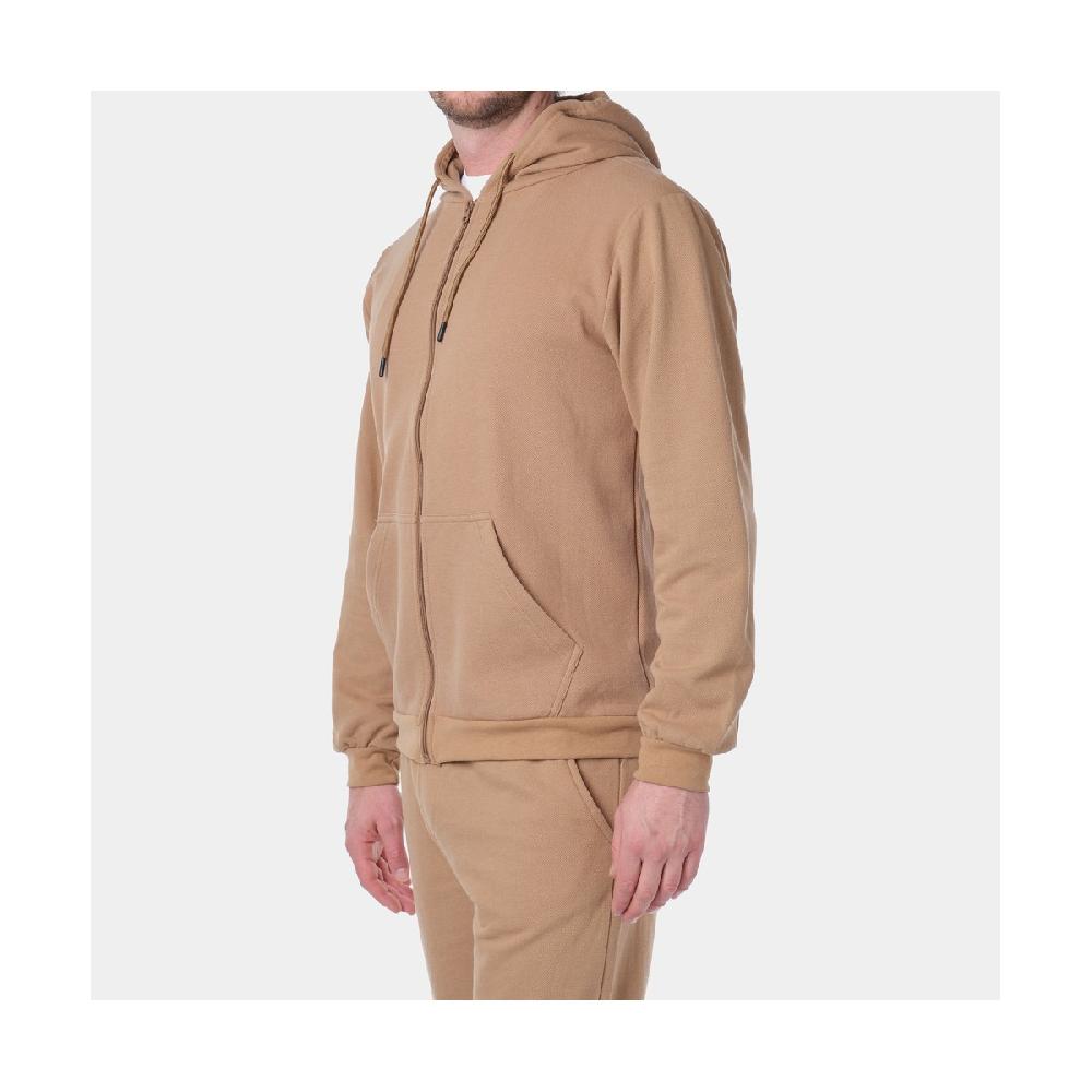 Hopenlife Gilet Zippé à Capuche SATORU Taupe