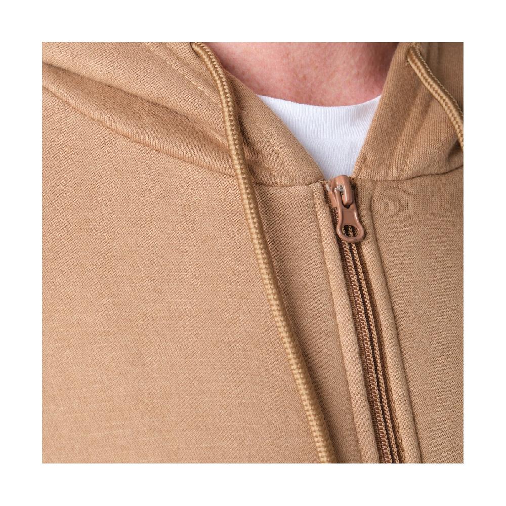 Hopenlife Gilet Zippé à Capuche YAGA Taupe