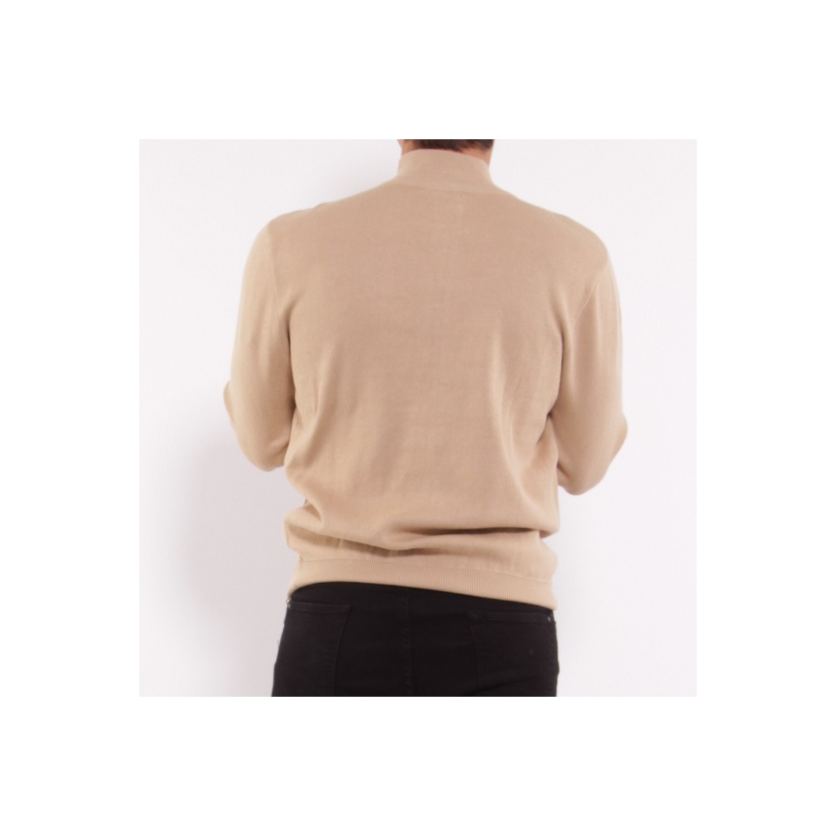 Hopenlife Gilet Zippé Col Montant CARL Tabac