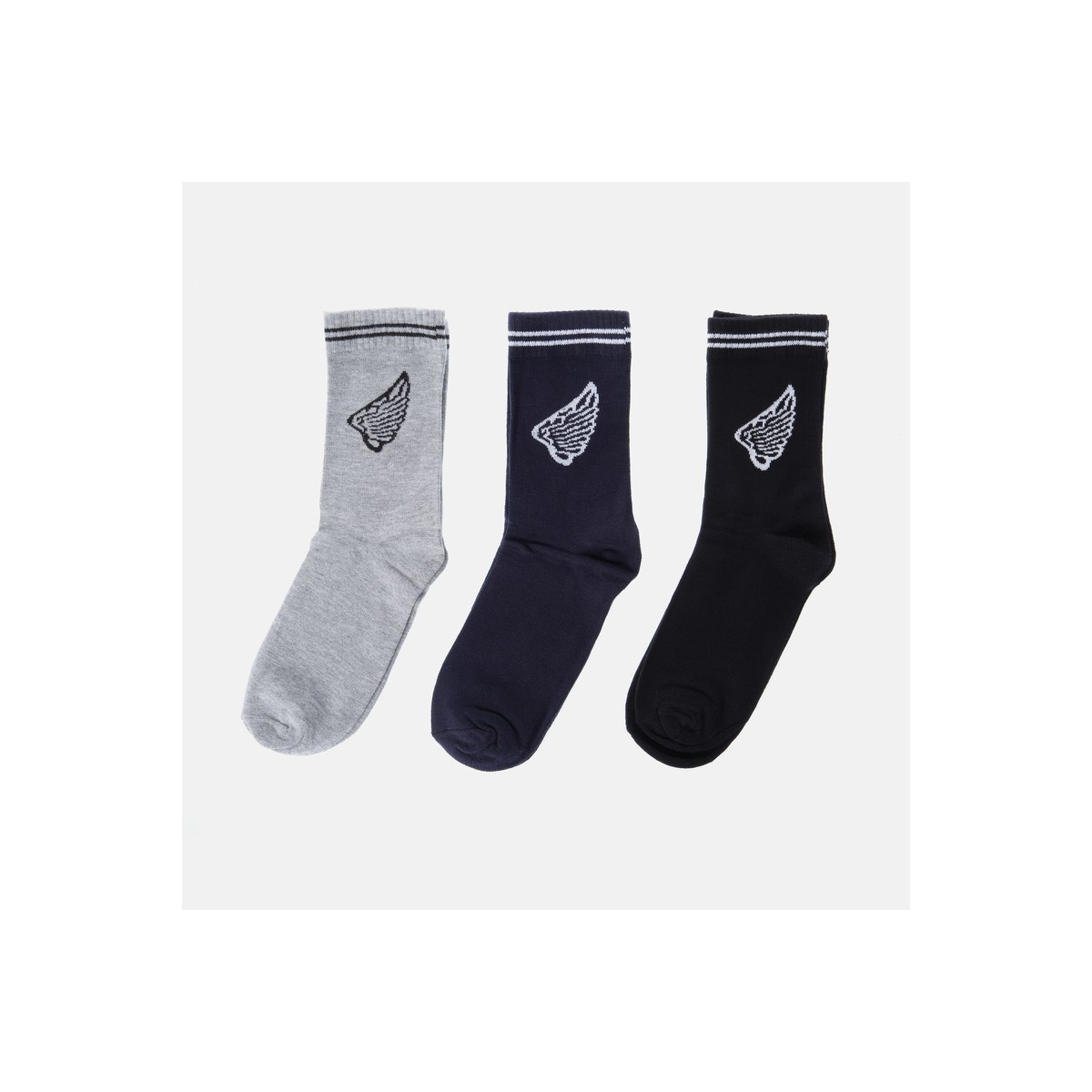 hopenlife Lot chaussettes XAVAMUS Gris/Noir/Navy