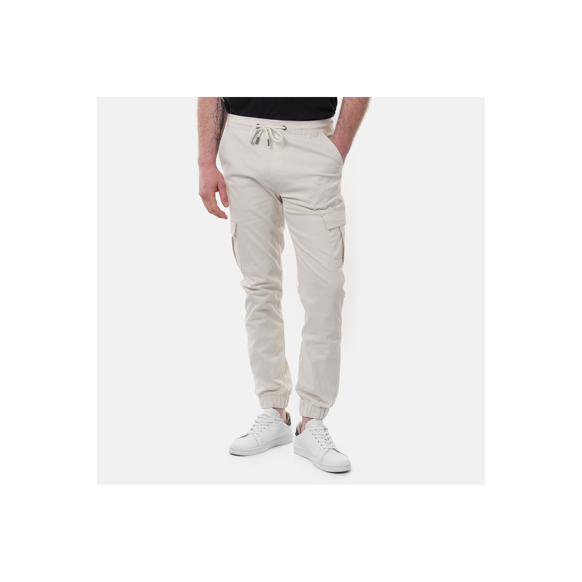 Hopenlife Pantalon Cargo KOBY Ecru
