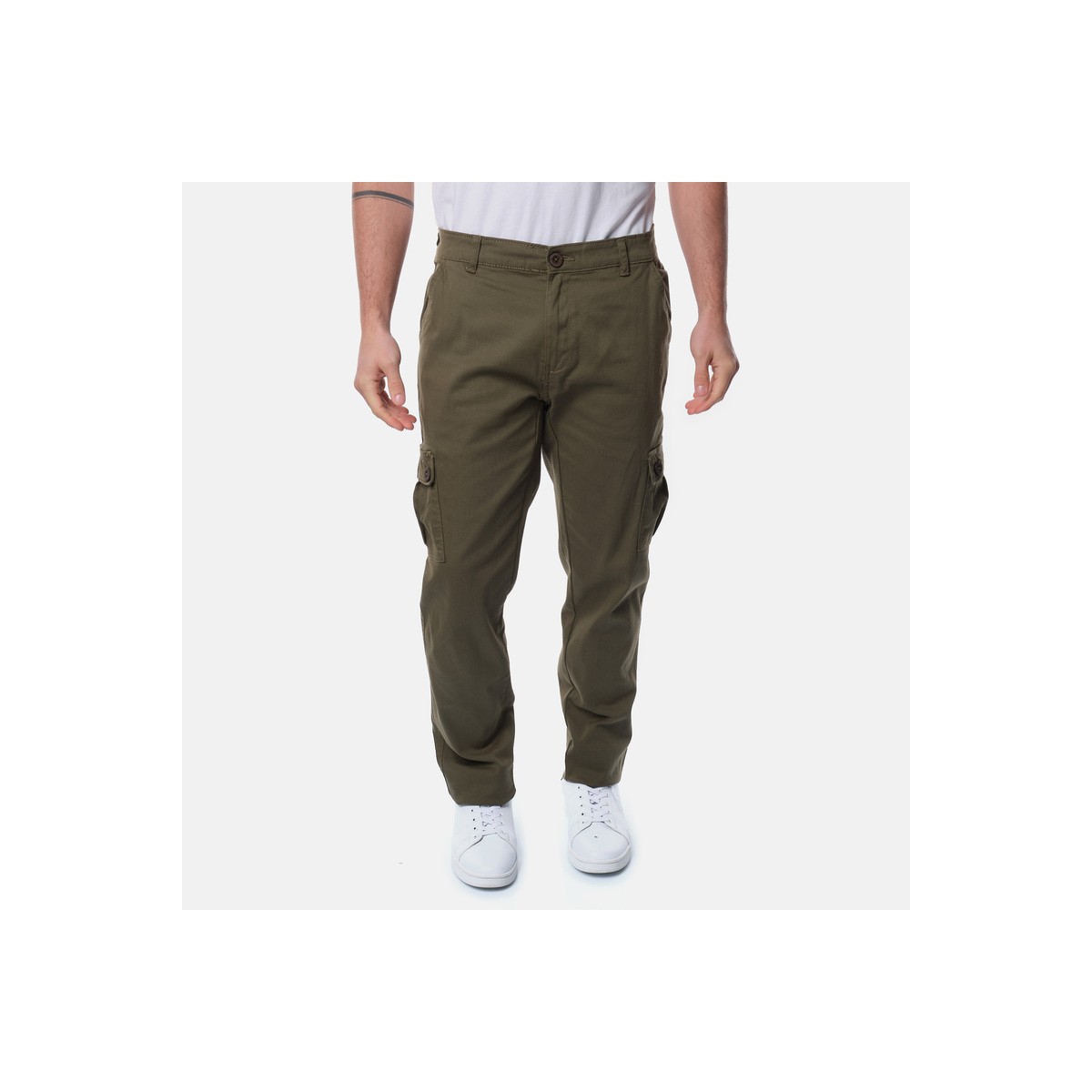 hopenlife Pantalon cargo TRAFALGAR Kaki