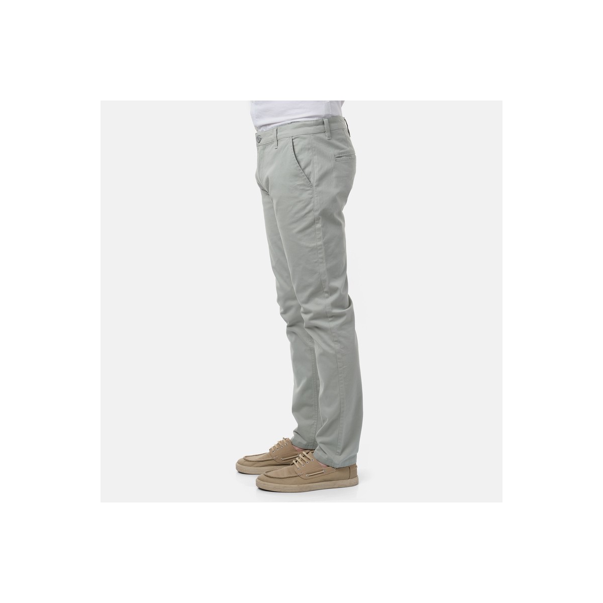 hopenlife Pantalon chino RIKA Aqua gris