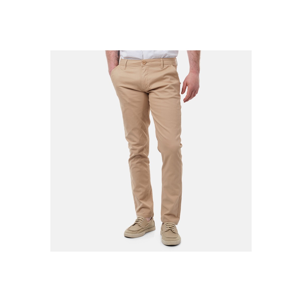 hopenlife Pantalon chino RIKA Beige