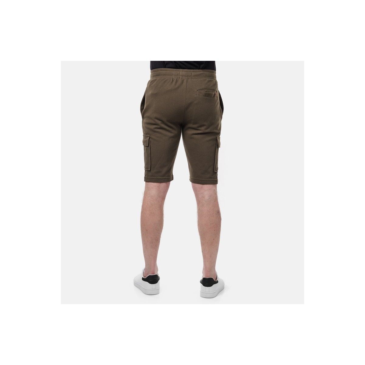 Hopenlife Short Cargo Maille Piquée CARGEL Kaki