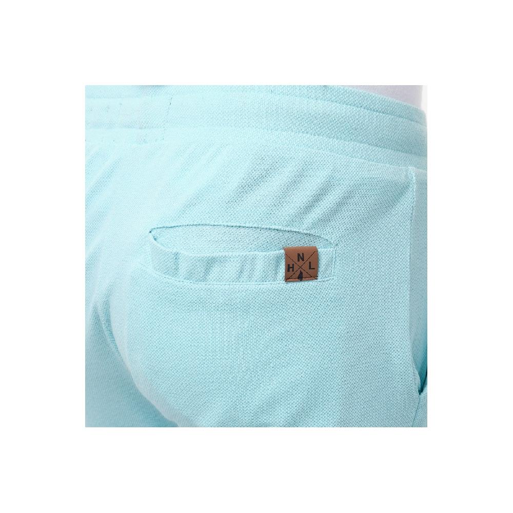 Hopenlife Short Maille Piquée FOXEL Bleu Ciel