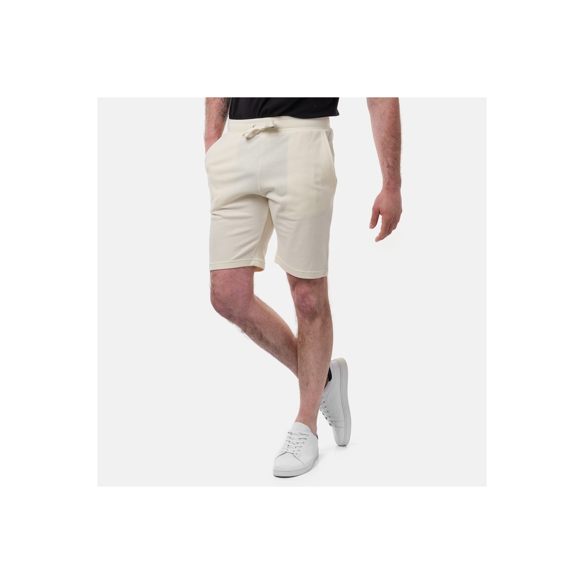 hopenlife Short maille piquée FOXEL Ecru