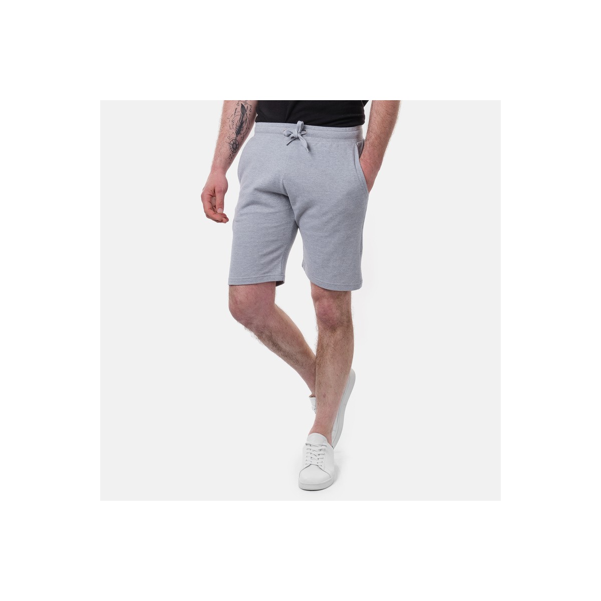 hopenlife Short maille piquée FOXEL Gris