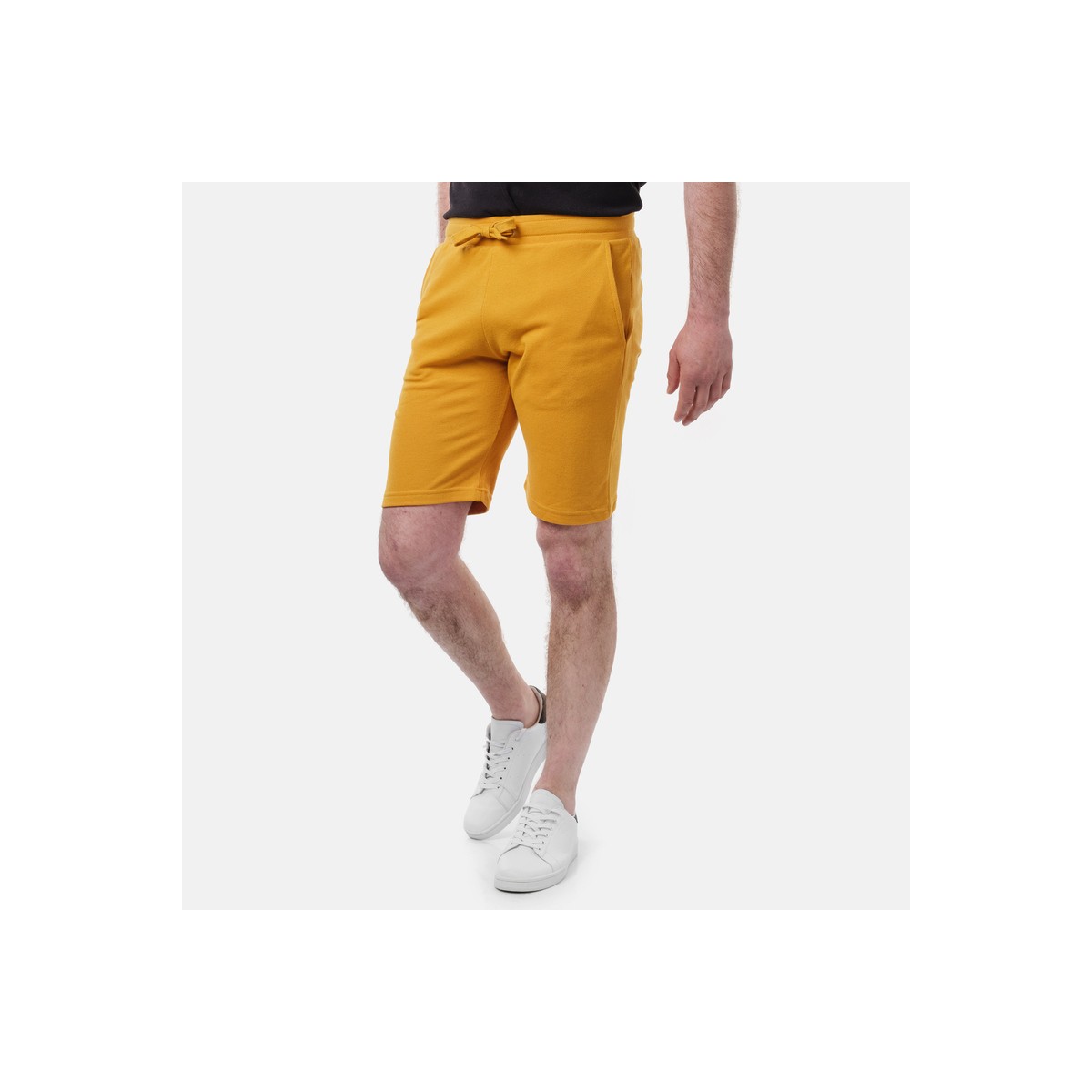 hopenlife Short maille piquée FOXEL Moutarde