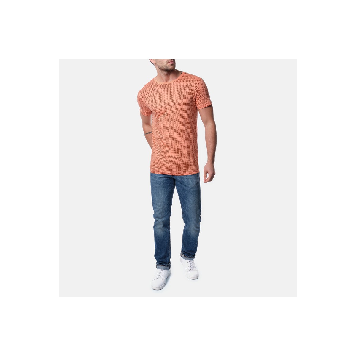 Hopenlife T-shirt AOMINE Corail