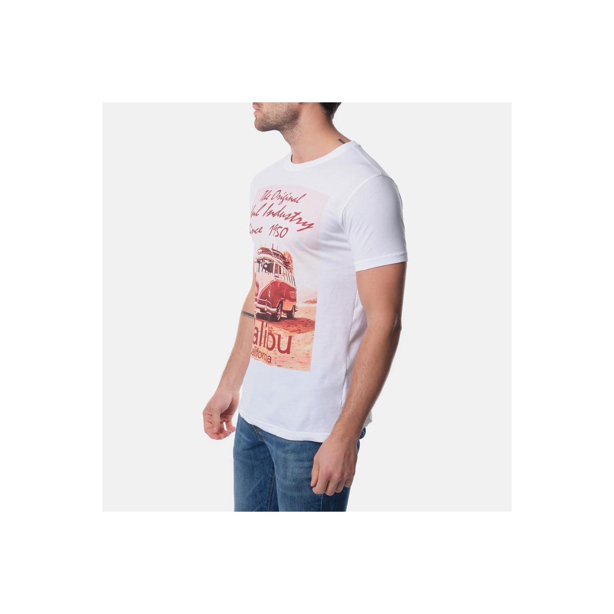 Hopenlife T-shirt CALIFORNIA Blanc