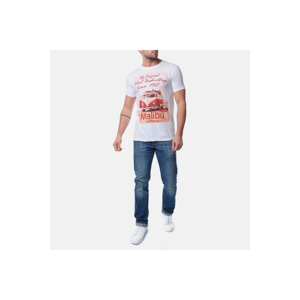 Hopenlife T-shirt CALIFORNIA Blanc