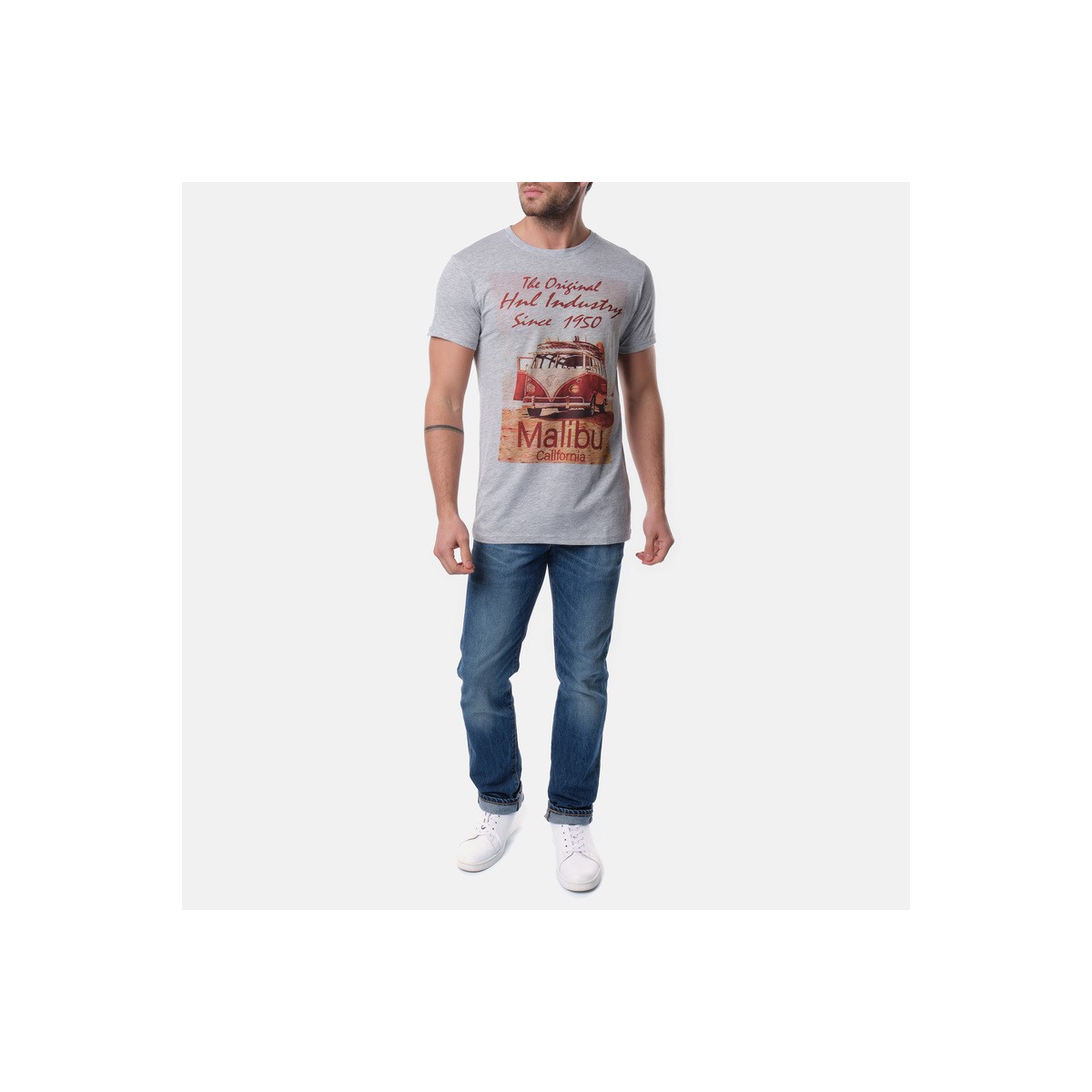 Hopenlife T-shirt CALIFORNIA Gris