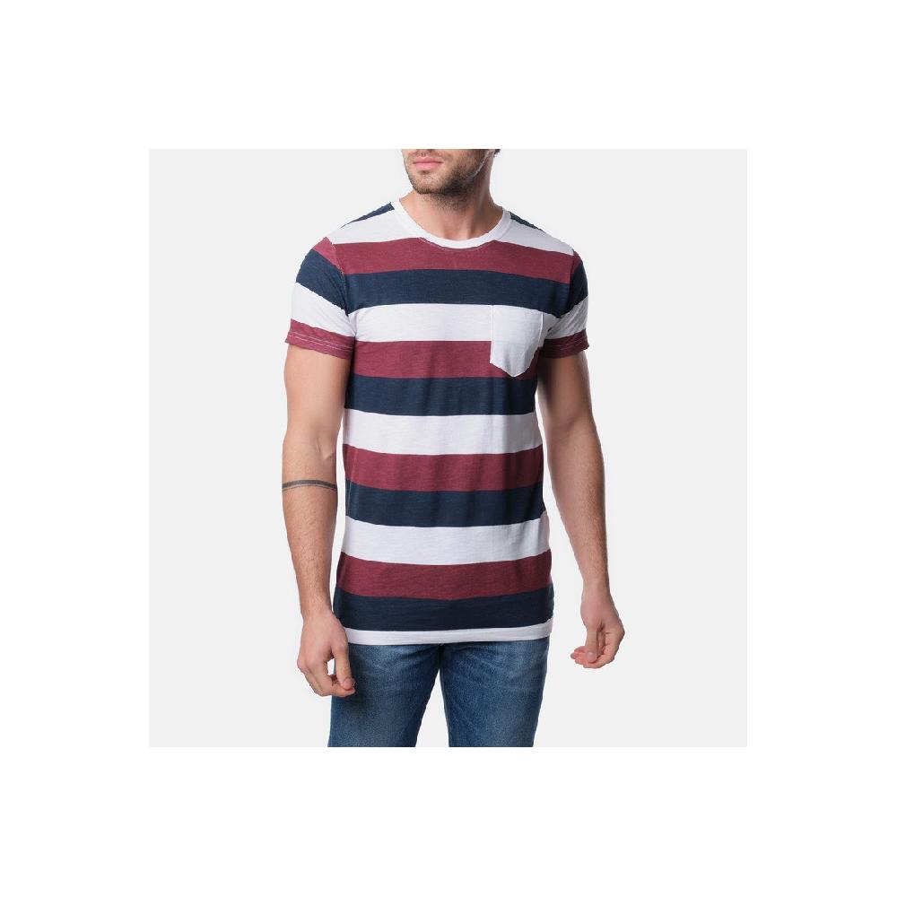 hopenlife T-shirt VANITAS Burgundy-Navy