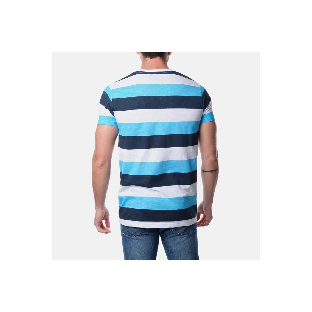 Hopenlife T-shirt VANITAS Navy-Turquoise