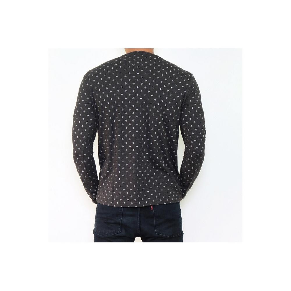 Hopenlife T-shirt Manche Longue Col Rond KAORINE Noir