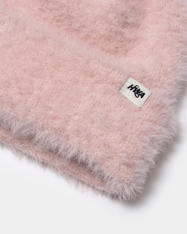 Human With Attitude BONNET FUZZY ROLL UP - ROSE