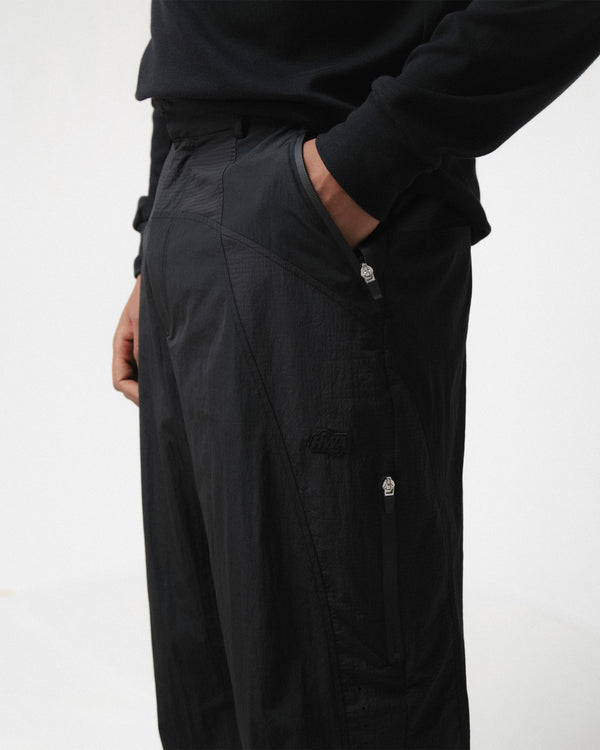 Human With Attitude Bullet Trackpant - Black