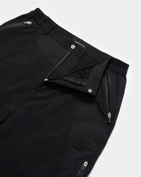 Human With Attitude Bullet Trackpant - Black