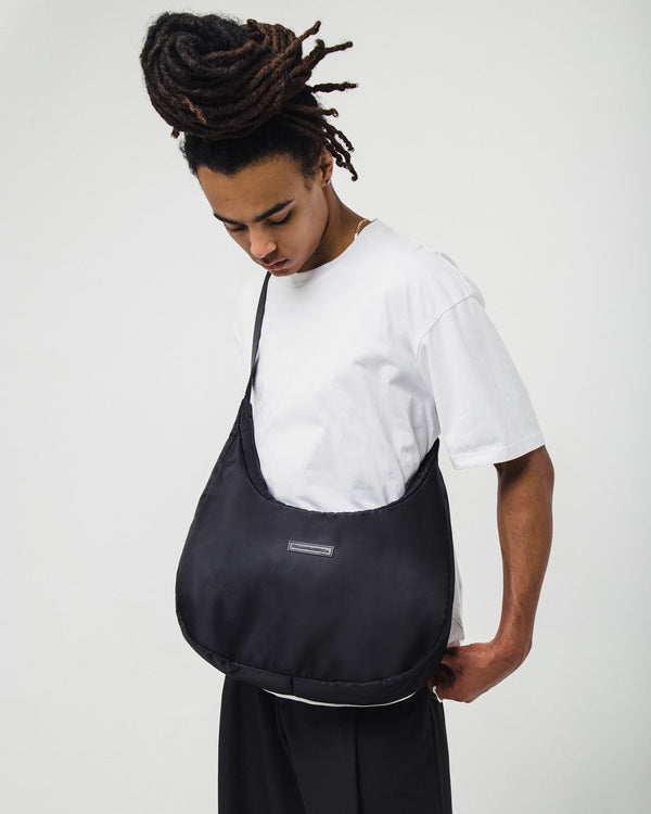 Human With Attitude Crossbody Bag - Black