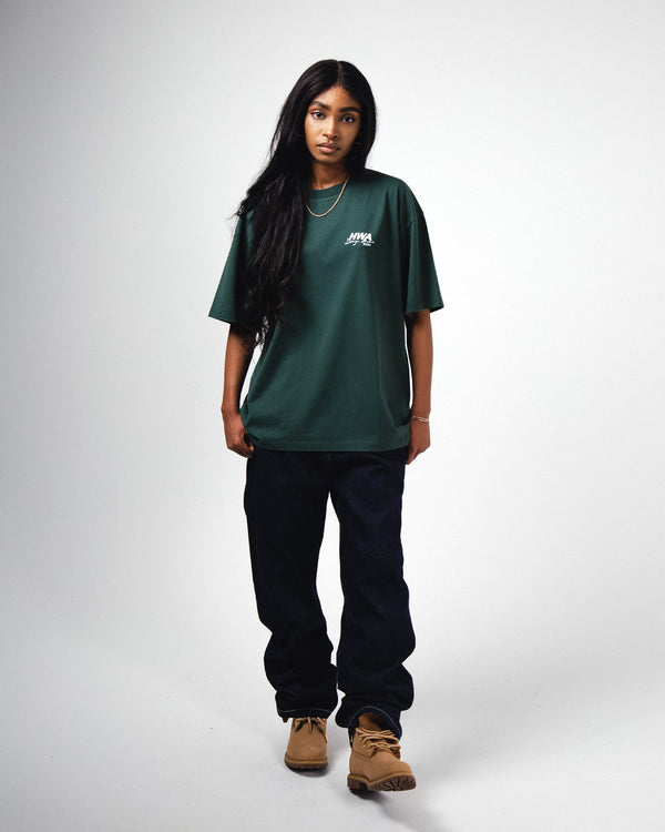 Human With Attitude DESIGN STUDIO T-SHIRT- Green