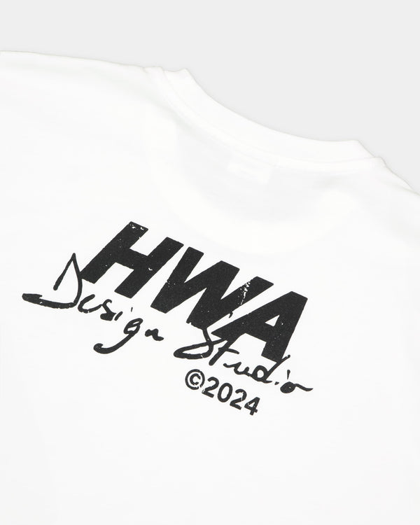 Human With Attitude DESIGN STUDIO T-SHIRT- White