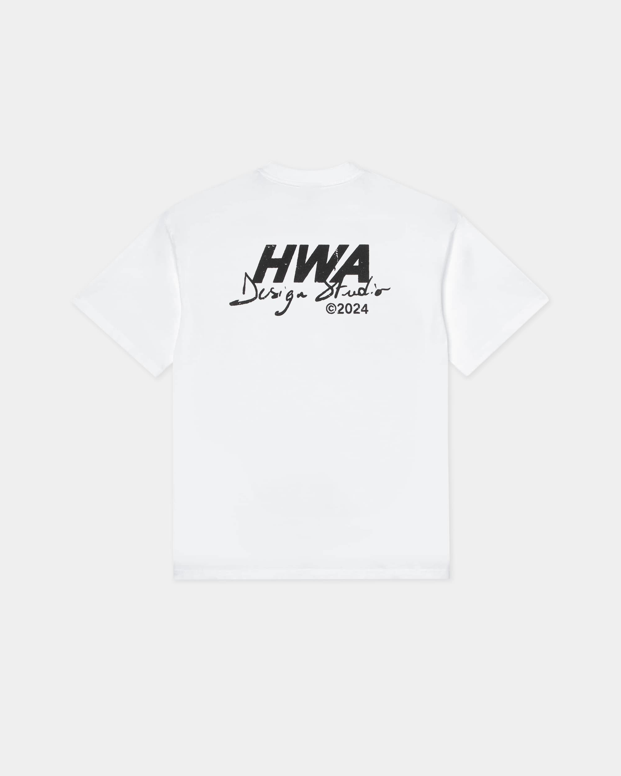 human with attitude DESIGN STUDIO T-SHIRT- White