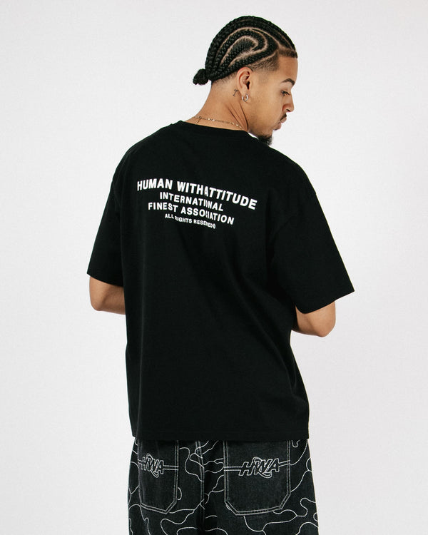 Human With Attitude International T-shirt - Black