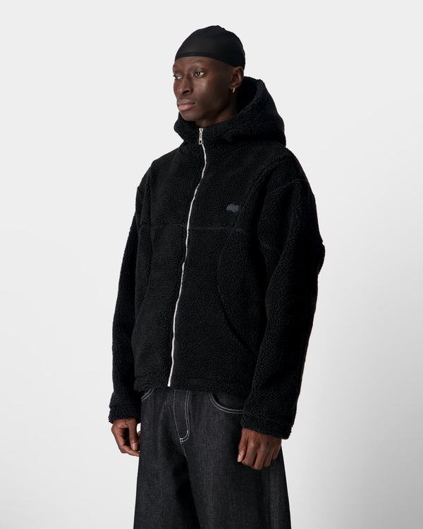 Human With Attitude KILLA Sherpa Fleece - Black