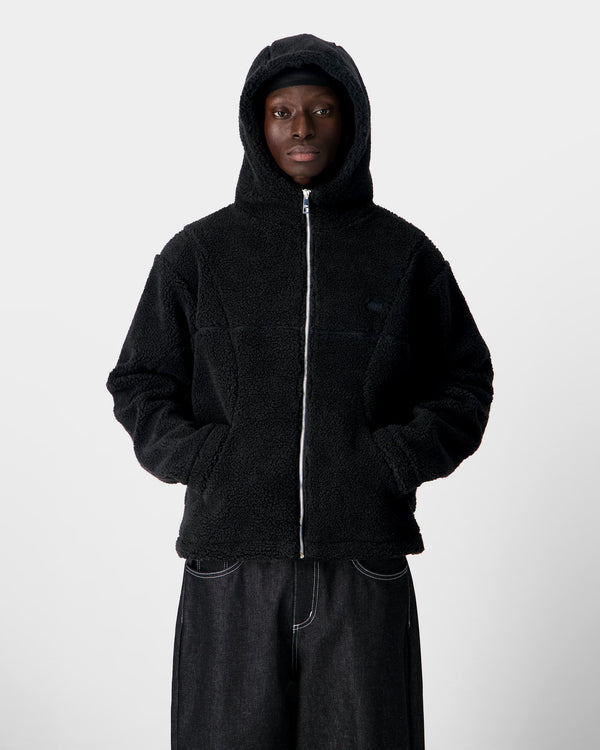 Human With Attitude KILLA Sherpa Fleece - Black