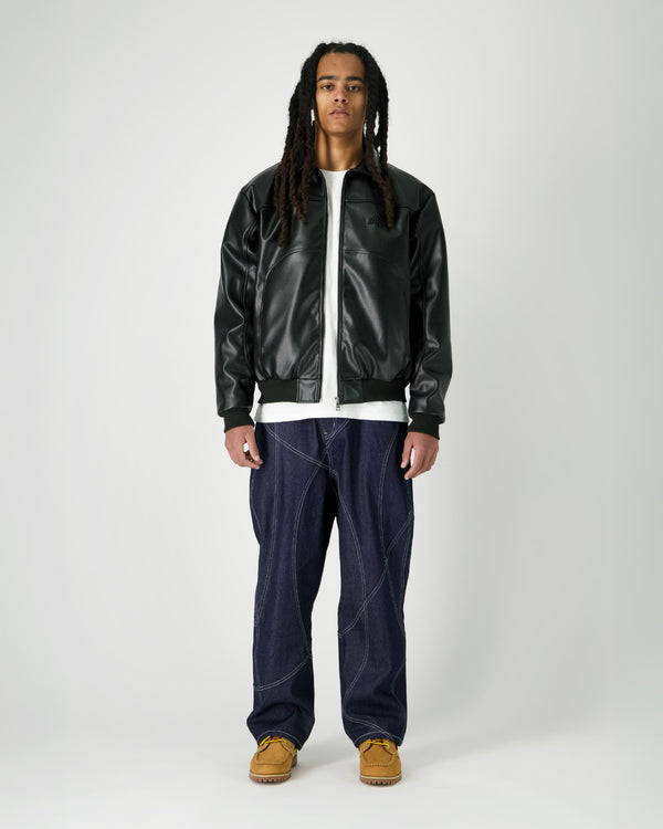 Human With Attitude MIRROR BAGGY DENIM - RAW