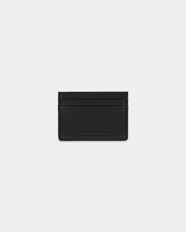 Human With Attitude Monogram Card Holder - Black
