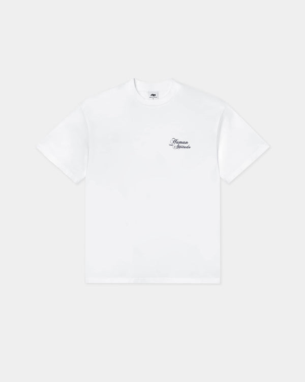 Human With Attitude Monogram T-shirt - White