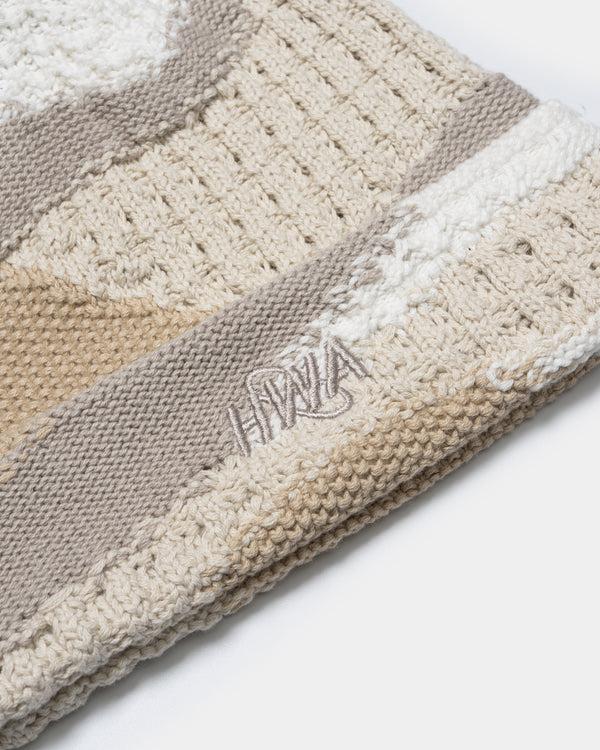 Human With Attitude Mosaic Beanie - Natural