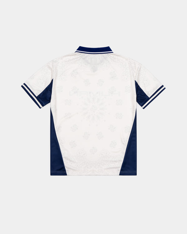 Human With Attitude Paisley Football Tee - Off White