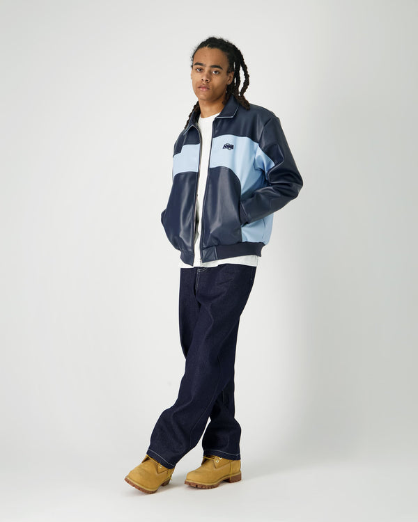 Human With Attitude Three 60 Jacket - Blue