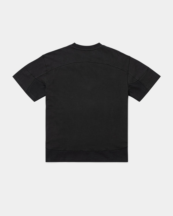 Human With Attitude THREE 60 T-shirt - Wasted Black