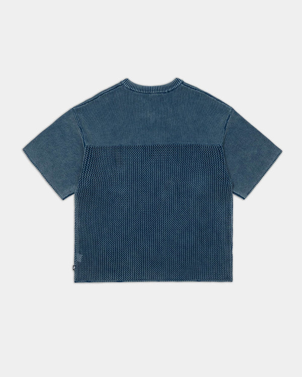 Human With Attitude Washed Jersey Sweater - Blue