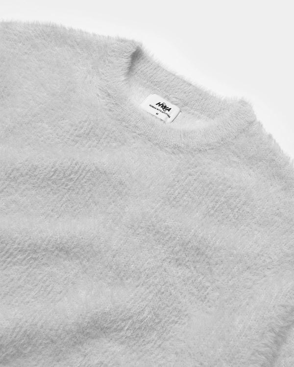 Human With Attitude WDP Fuzzy Sweater - Gray