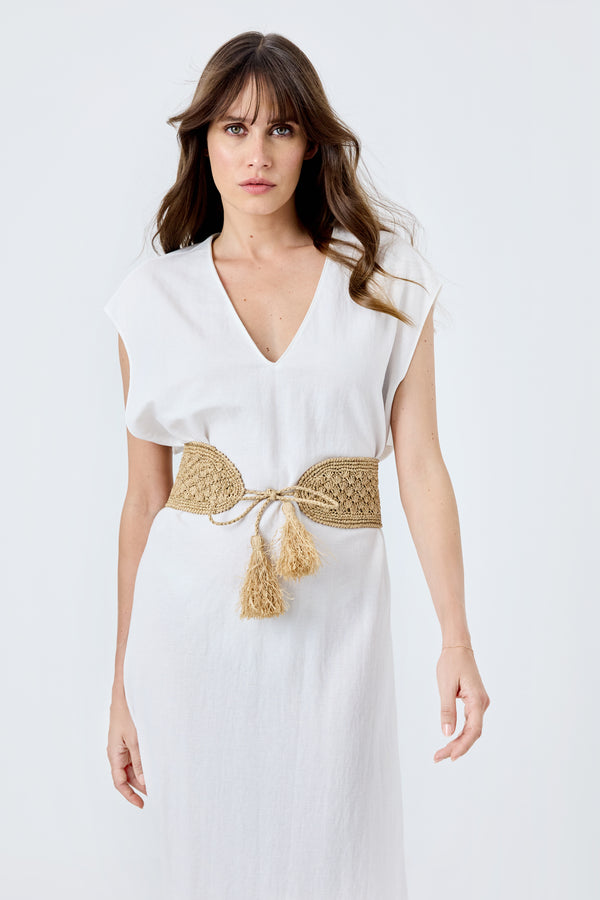 Ibeliv Ceinture En Raphia