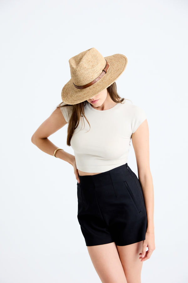 Ibeliv Chapeau Fedora En Raphia